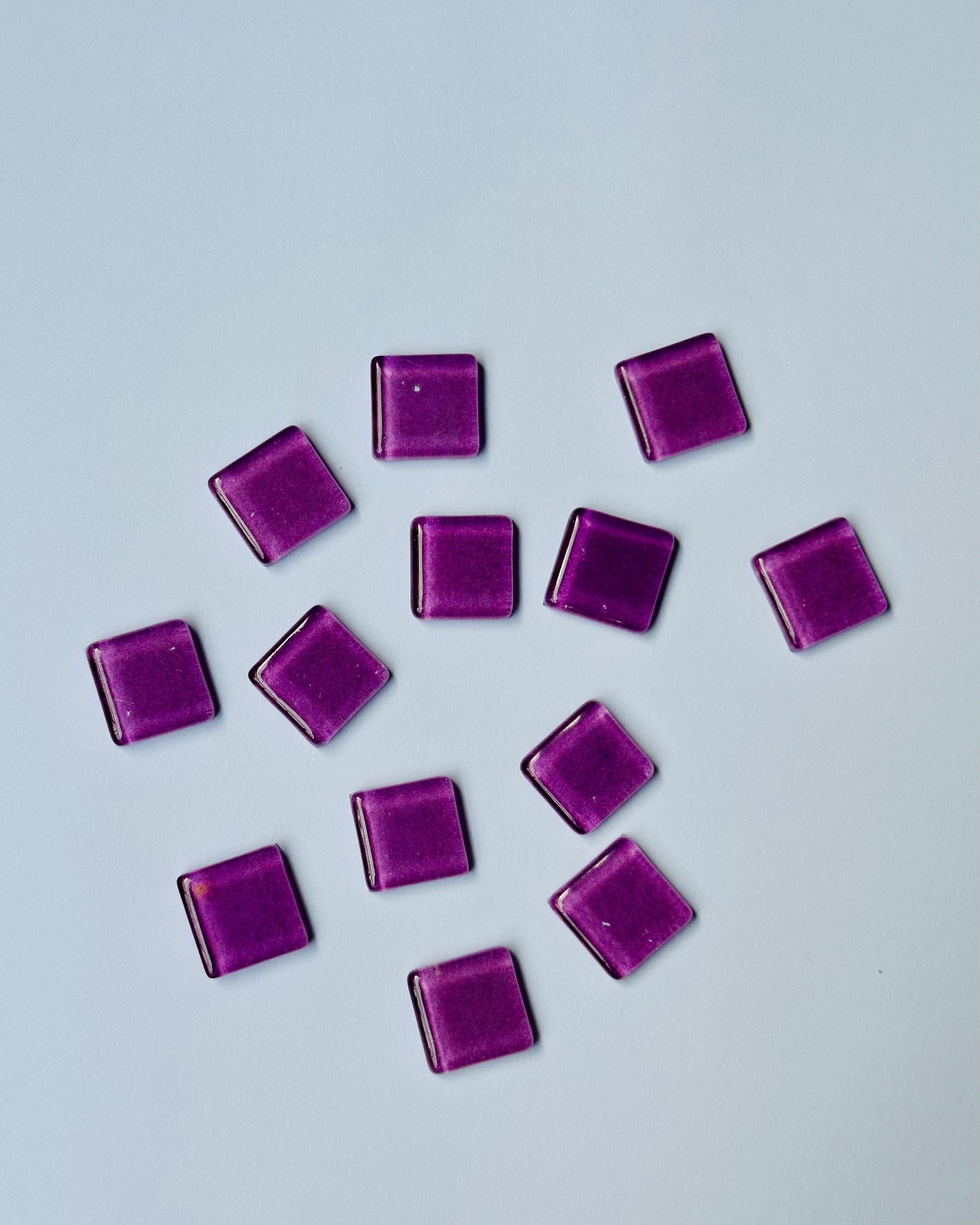 SQUARE SHAPE ROYAL PURPLE COLOUR MOSAIC TILES-534