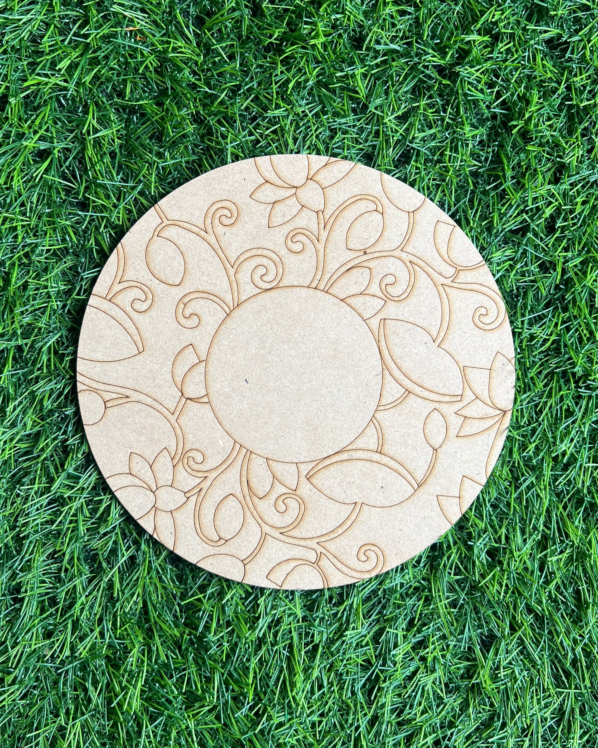 MDF Premarked Rangoli shape-174