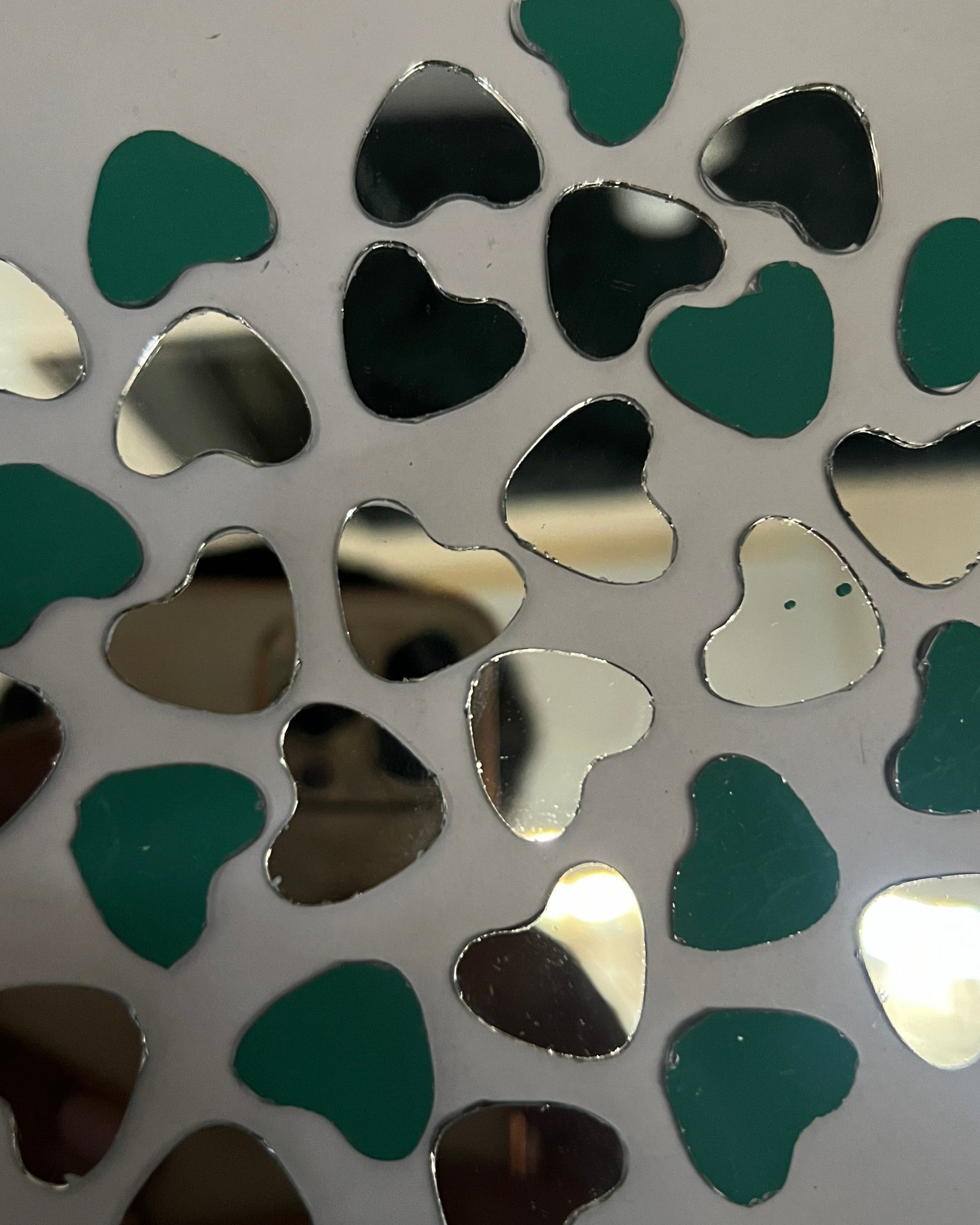 Fancy heart shape mirror-H-15,17,27,36