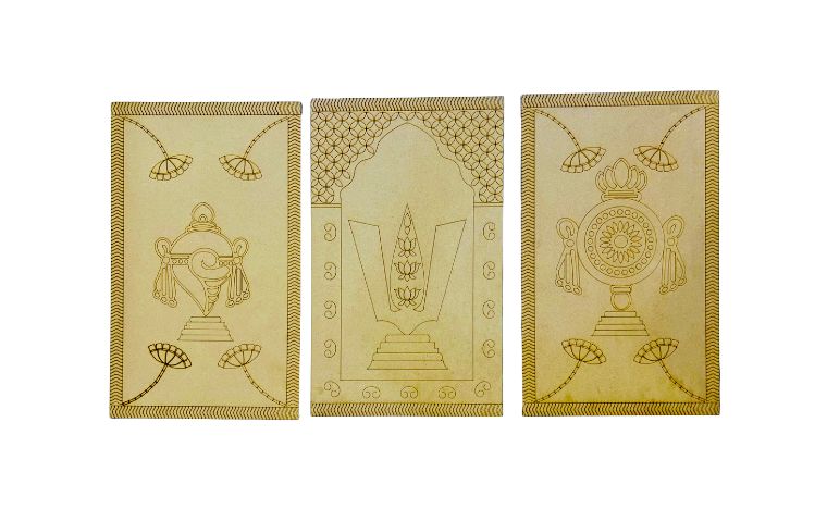 Decorative Premarked  mdf (with mirrors)- 554