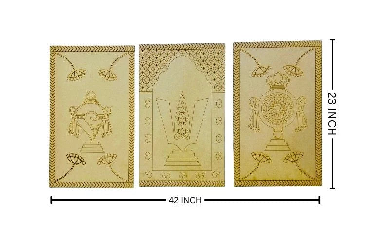 Decorative Premarked  mdf (with mirrors)- 554