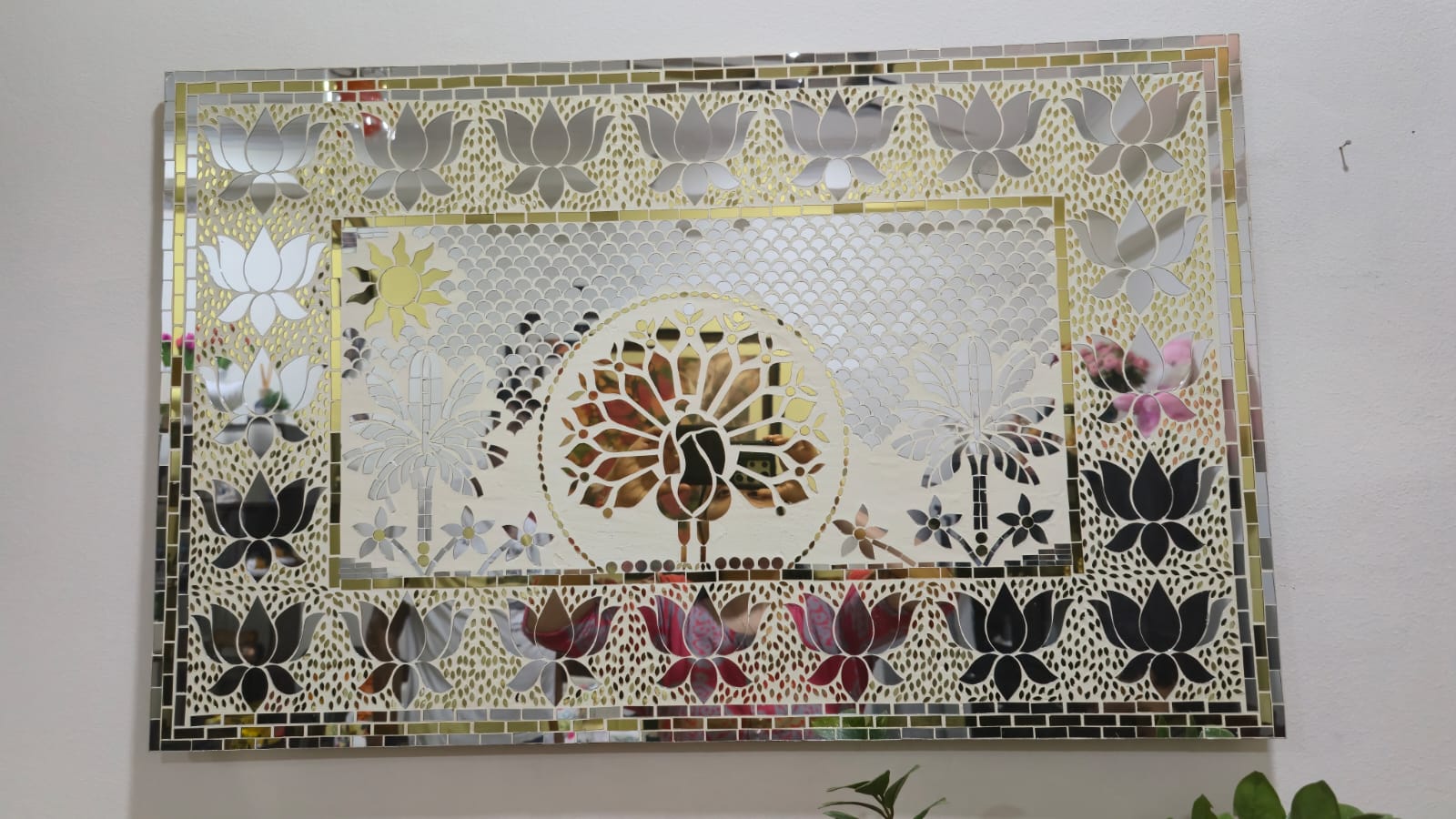 Wall Decoration Frame (with mirrors)-487