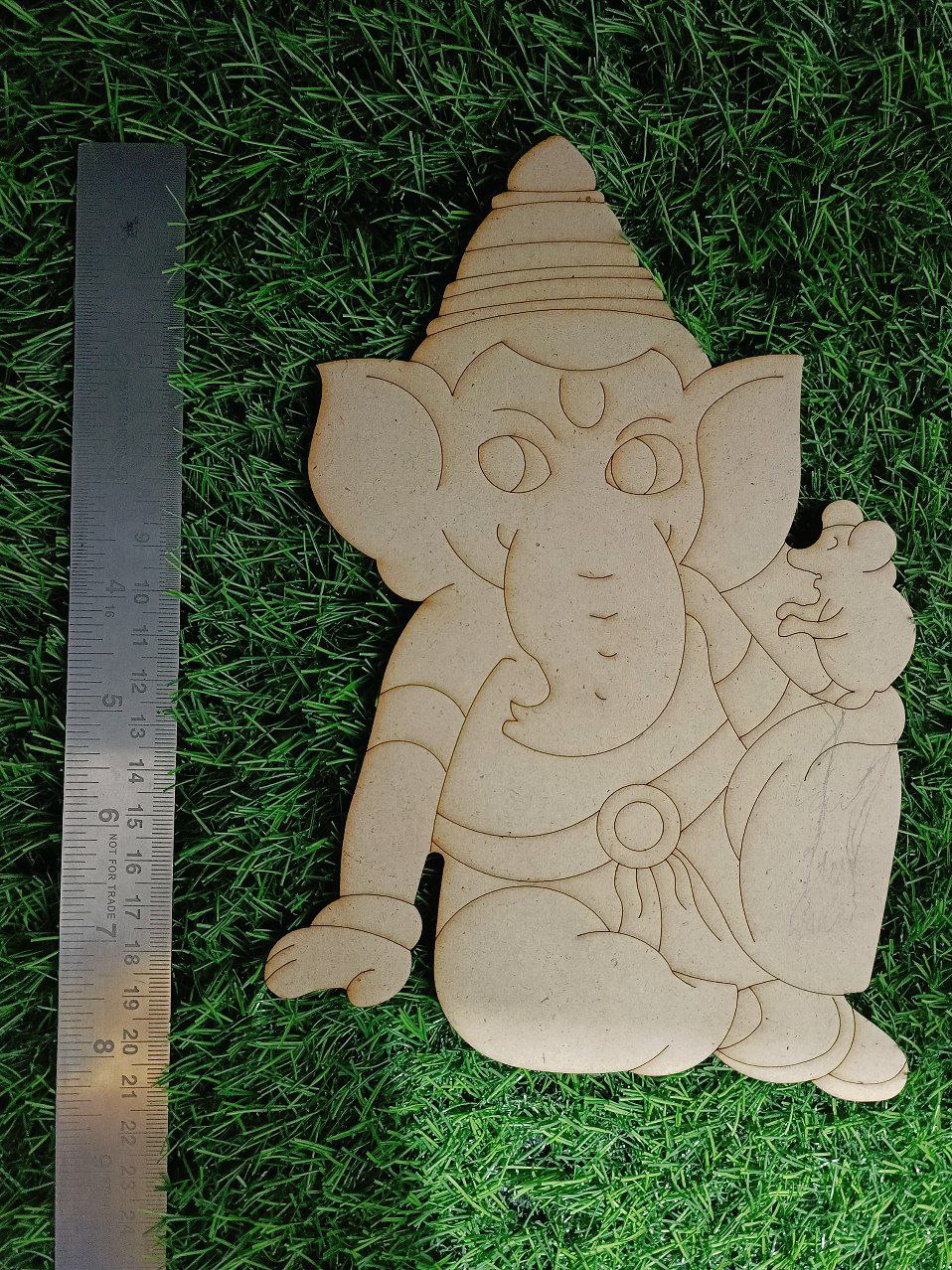 Mdf ganesha cutout -110